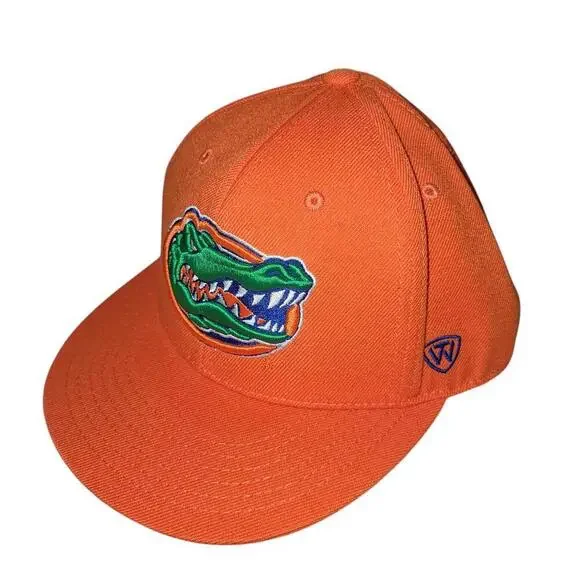 Florida Gators Orange Fitted Cap Size 6 7/8 - Picture 2 of 9